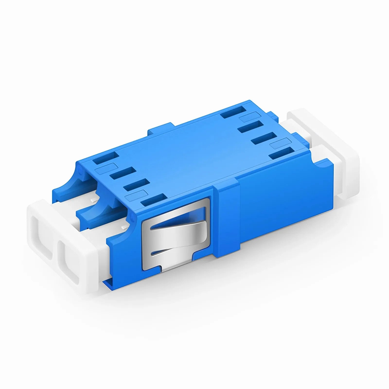 FyberOptix LC/UPC to LC/UPC Duplex OS2 Single Mode SC Footprint Plastic Fiber Optic Adapter/Coupler without Flange (10pcs/Pack)