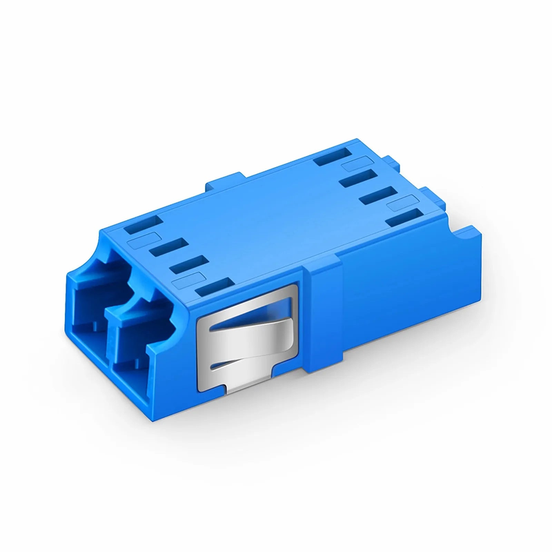 FyberOptix LC/UPC to LC/UPC Duplex OS2 Single Mode SC Footprint Plastic Fiber Optic Adapter/Coupler without Flange (10pcs/Pack)