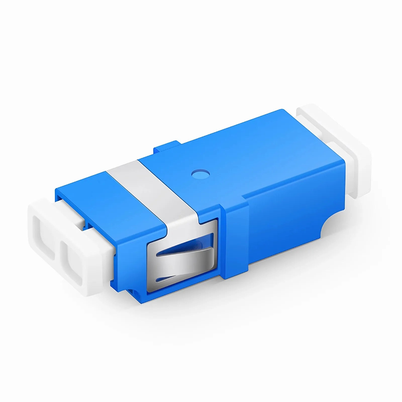 FyberOptix LC/UPC to LC/UPC Duplex OS2 Single Mode SC Footprint Plastic Fiber Optic Adapter/Coupler without Flange (10pcs/Pack)