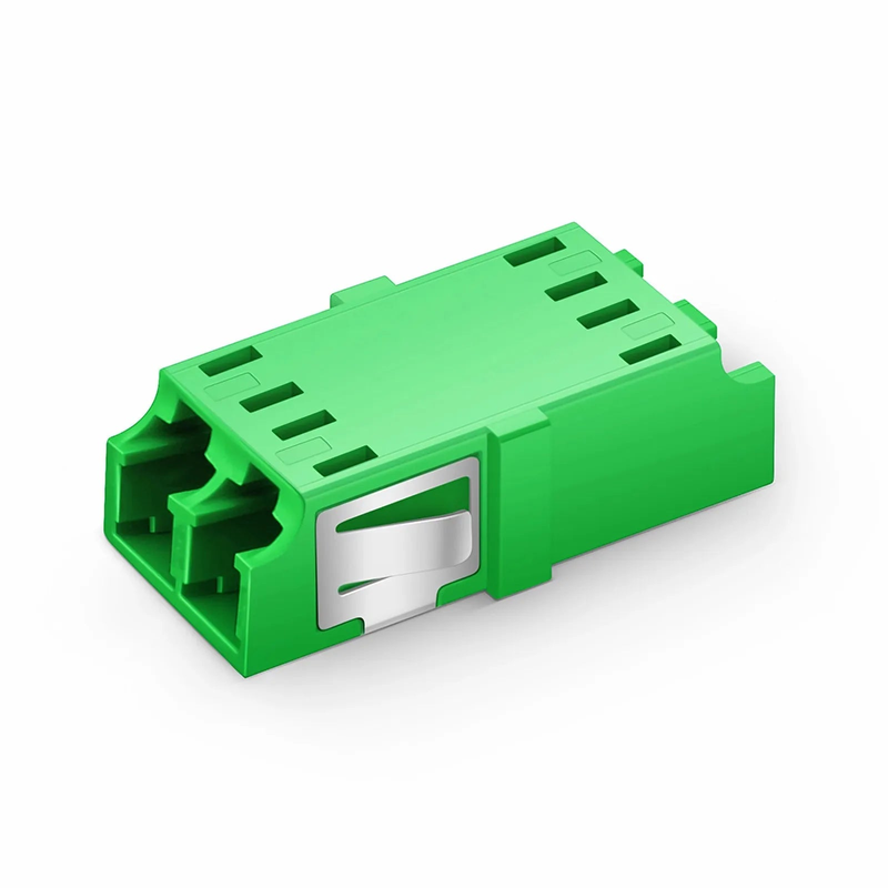 FyberOptix LC/APC to LC/APC Duplex OS2 Single Mode SC Footprint Plastic Fiber Optic Adapter/Coupler without Flange (10pcs/pack)