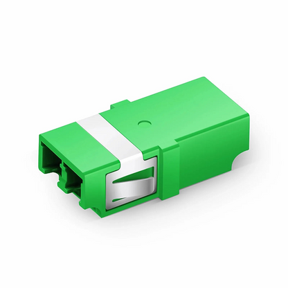 FyberOptix LC/APC to LC/APC Duplex OS2 Single Mode SC Footprint Plastic Fiber Optic Adapter/Coupler without Flange (10pcs/pack)