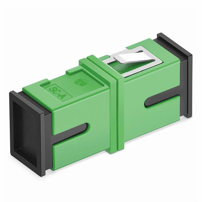 FyberOptix SC/APC to SC/APC Simplex OS2 Single Mode Fiber Optic Adapter/Coupler (10pcs/Pack)