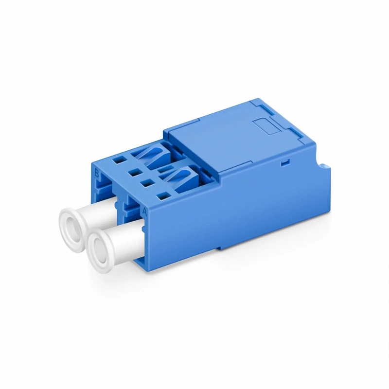 FyberOptix LC/UPC to LC/UPC Duplex OS2 Single Mode Shuttered Fiber Optic Adapter/Coupler without Flange