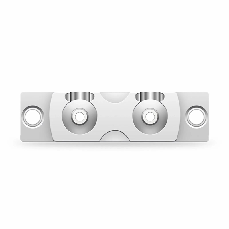FyberOptix LC/UPC Female to SC/UPC Female Hybrid Duplex Single Mode/Multimode Metal Fiber Optic Adapter/Coupler with Flange