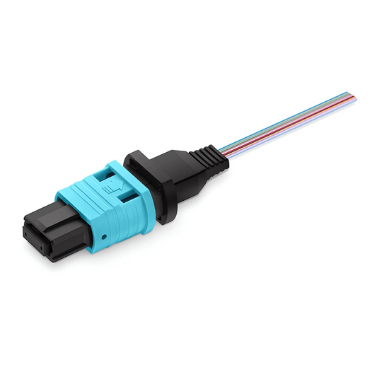 FyberOptix MPO (Female) OM3/OM4 Multimode Field Assembly Splice-on Connector, Flat Ribbon