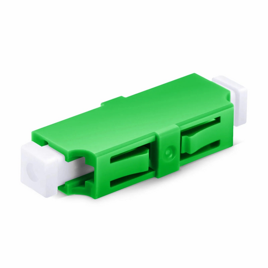 FyberOptix LC/APC to LC/APC Simplex OS2 Single Mode Plastic Fiber Optic Adapter/Coupler without Flange