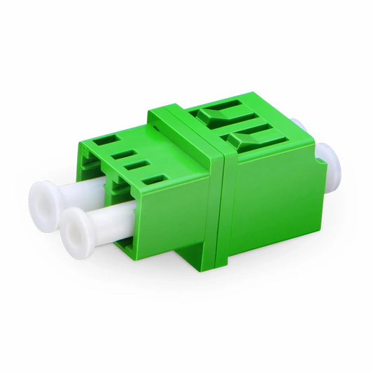 FyberOptix LC/APC to LC/APC Duplex OS2 Single Mode Fiber Optic Adapter/Coupler without Flange