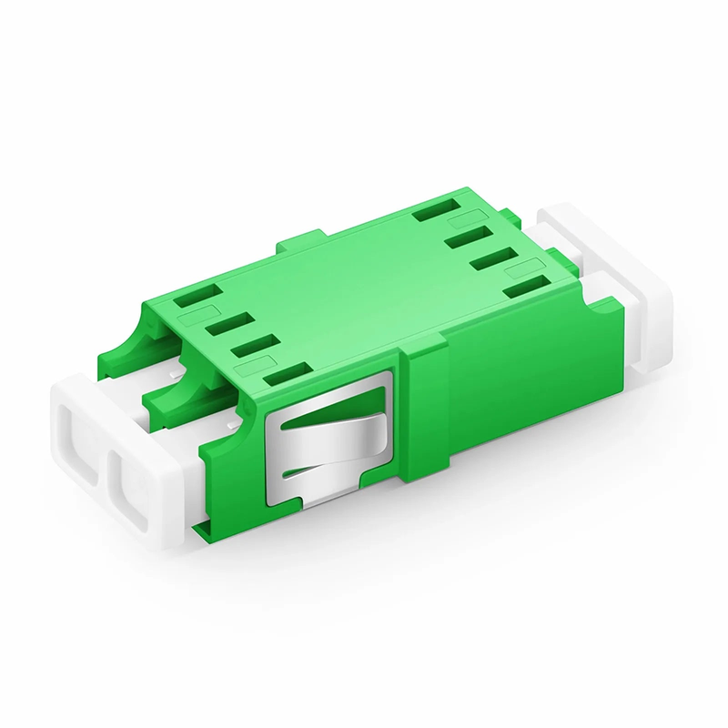 FyberOptix LC/APC to LC/APC Duplex OS2 Single Mode SC Footprint Plastic Fiber Optic Adapter/Coupler without Flange (10pcs/pack)