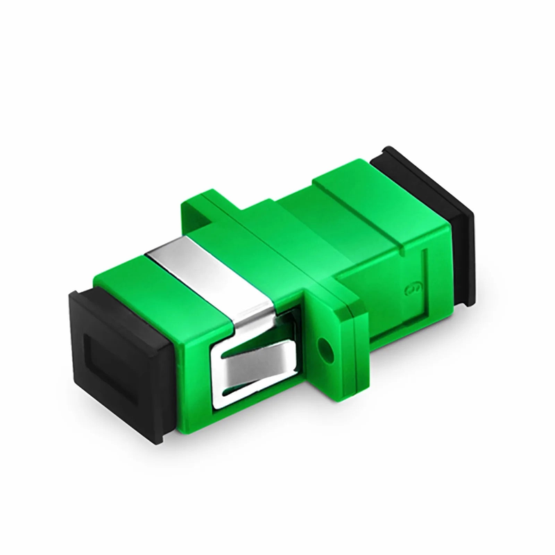 FyberOptix SC/APC to SC/APC Simplex OS2 Single Mode Fiber Optic Adapter/Coupler with Flange (10pcs/Pack)