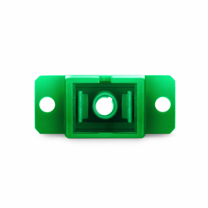 FyberOptix SC/APC to SC/APC Simplex OS2 Single Mode Fiber Optic Adapter/Coupler with Flange (10pcs/Pack)