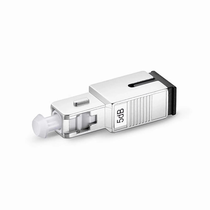 FyberOptix SC/UPC Singlemode Fixed Fiber Optic Attenuator, Male-Female, 5dB (10pcs/Pack)