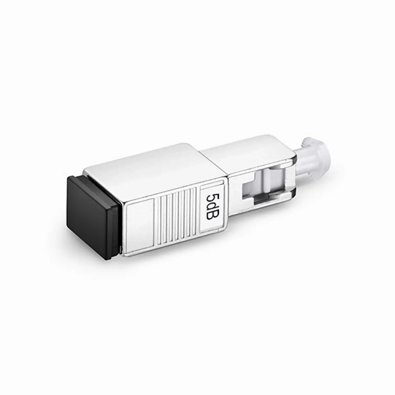 FyberOptix SC/UPC Singlemode Fixed Fiber Optic Attenuator, Male-Female, 5dB (10pcs/Pack)