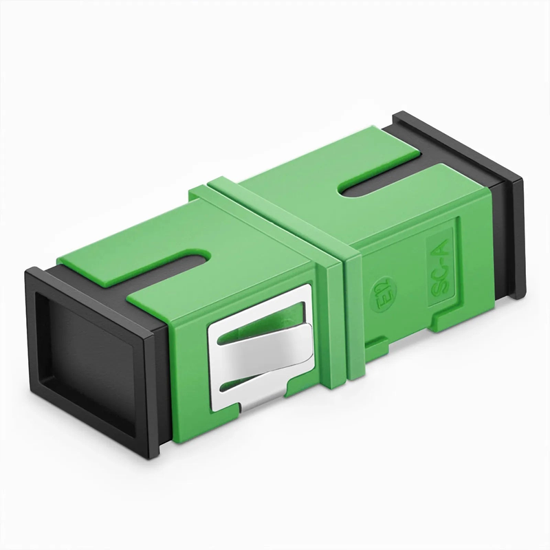 FyberOptix SC/APC to SC/APC Simplex OS2 Single Mode Fiber Optic Adapter/Coupler (10pcs/Pack)