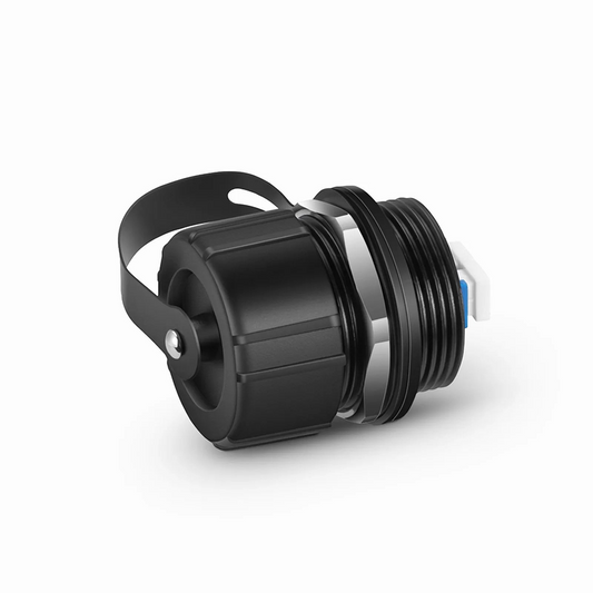 FyberOptix IP67 LC UPC OS2 Single Mode Bulkhead Adapter/Mating Sleeve with Dust Cap