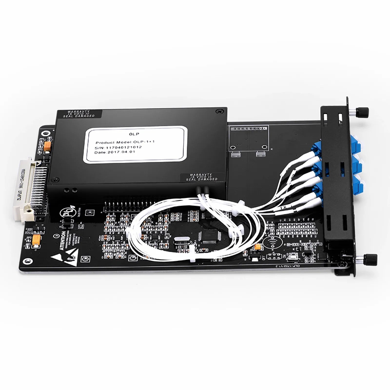 FyberOptix FMT-OLP2, 1+1 Optical Line Protection Switch for FMT Managed Chassis