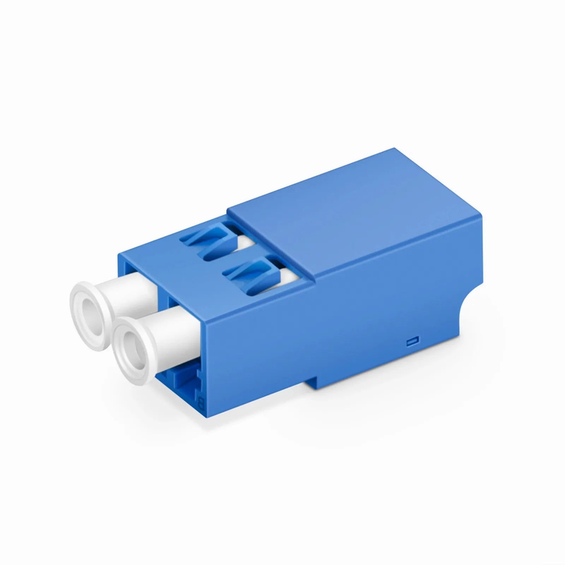 FyberOptix LC/UPC to LC/UPC Duplex OS2 Single Mode Shuttered Fiber Optic Adapter/Coupler without Flange