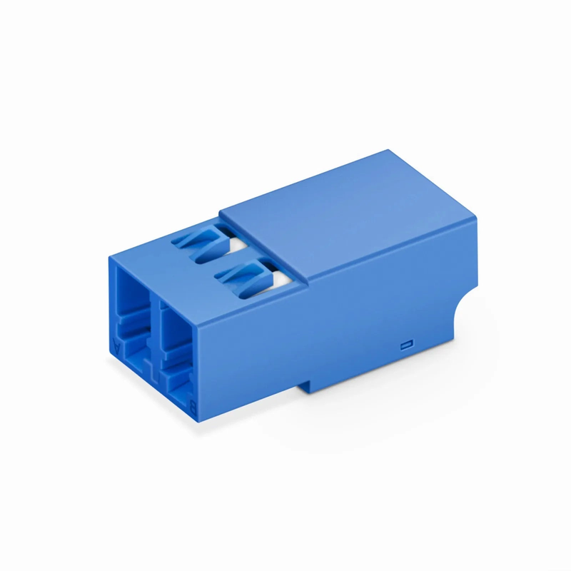 FyberOptix LC/UPC to LC/UPC Duplex OS2 Single Mode Shuttered Fiber Optic Adapter/Coupler without Flange