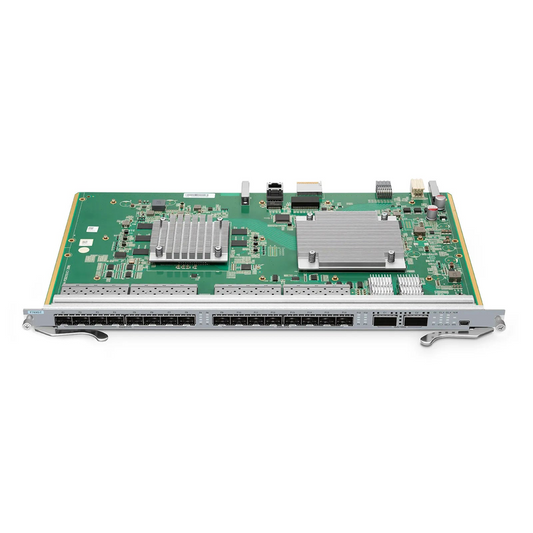 FyberOptix F78XGT, 16-Port XG(S)PON OLT Line Card with 16 x XG(S)PON (GPON-Compatible, Upgradable via GPON Modules), 2 x 100G QSFP28 Ports, Broadcom Chip (Without Modules)