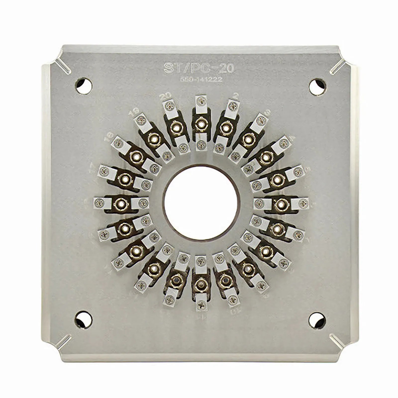 FyberOptix Polishing Fixture/Holder for ST/UPC 20 Connectors (ST/UPC-20 Connector Jig)