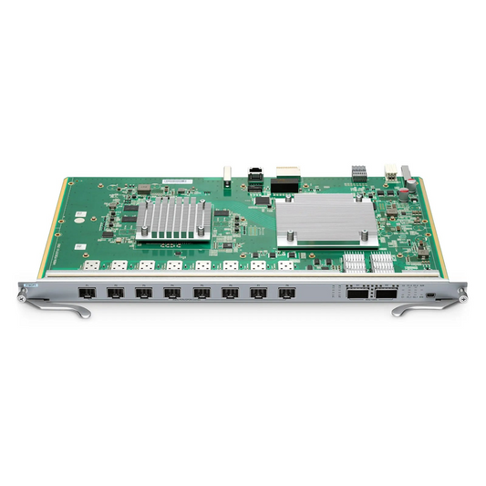FyberOptix F78CPT, 8-Port Combo OLT Line Card with 8 x XG(S)-PON Combo, 2 x 100G QSFP28 Ports, Broadcom Chip (Without Modules)
