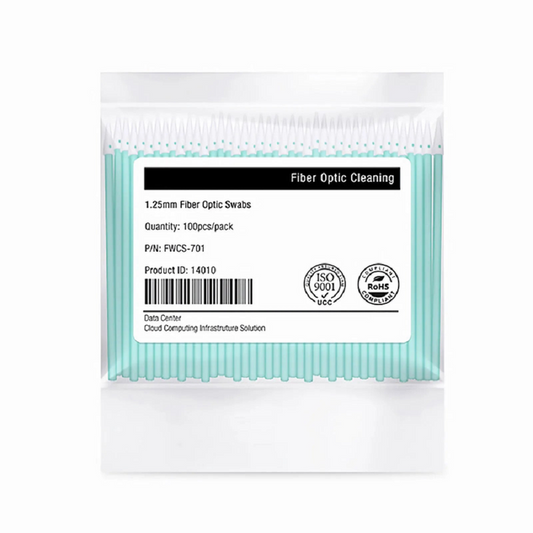 FyberOptix 2.5mm Fiber Optic Lint-free Foam Clean Swabs (100pcs/Pack)