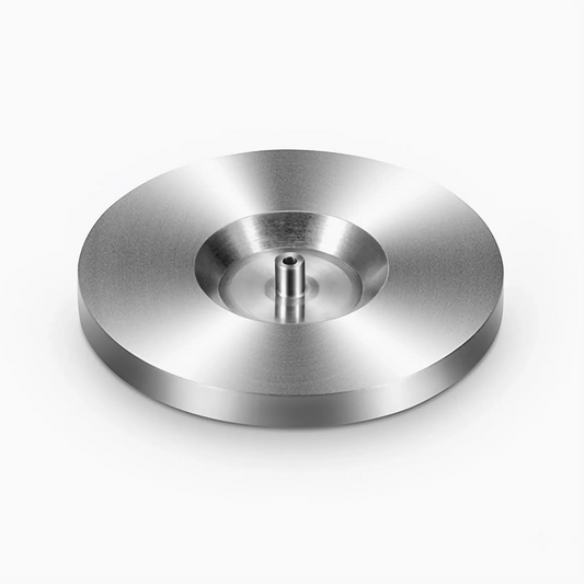 FyberOptix SC/ST/FC UPC Connector Hand Polish Puck - Stainless Steel