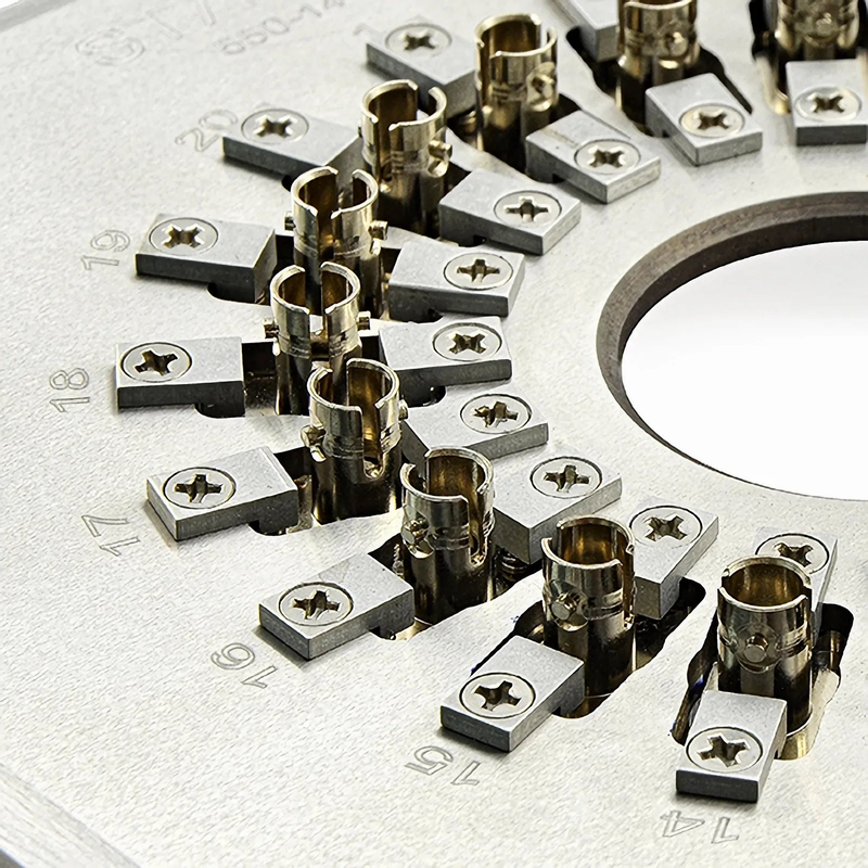 FyberOptix Polishing Fixture/Holder for ST/UPC 20 Connectors (ST/UPC-20 Connector Jig)