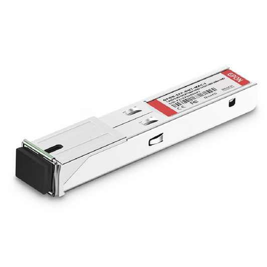 FyberOptix GPON ONU Stick with MAC SFP 1310nm-TX/1490nm-RX 1.244G-TX/2.488G-RX Class B+ 20km DOM Simplex SC/APC SMF Optical Transceiver Module (Industrial)