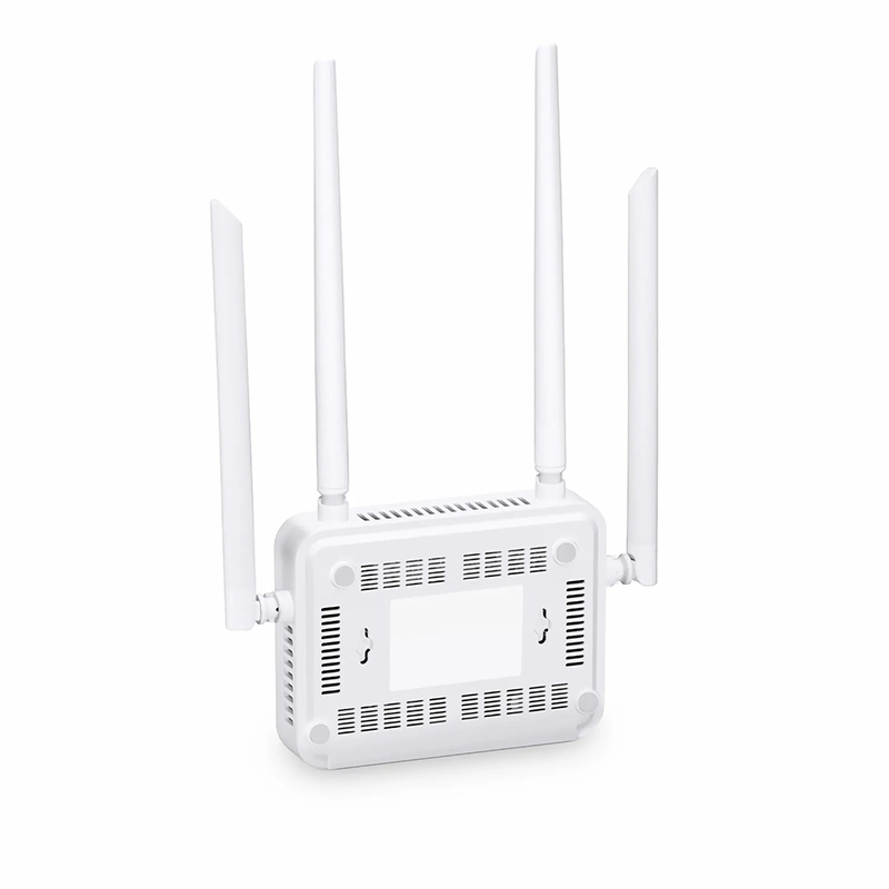 FyberOptix ONU1910-2G-W, XPON (GPON+EPON) ONU, with 1x PON, SC/UPC, 2x GE, 1x USB, and 4x External Antennas (1200M WiFi 5)