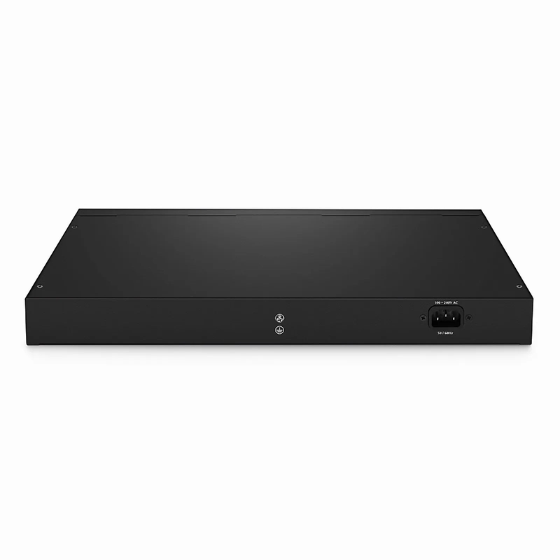 FyberOptix ONU2110-24GP, XPON (GPON + EPON) MDU ONU with 1 x PON, 24 x GE PoE/PoE+@370W, 220V AC Power Supply