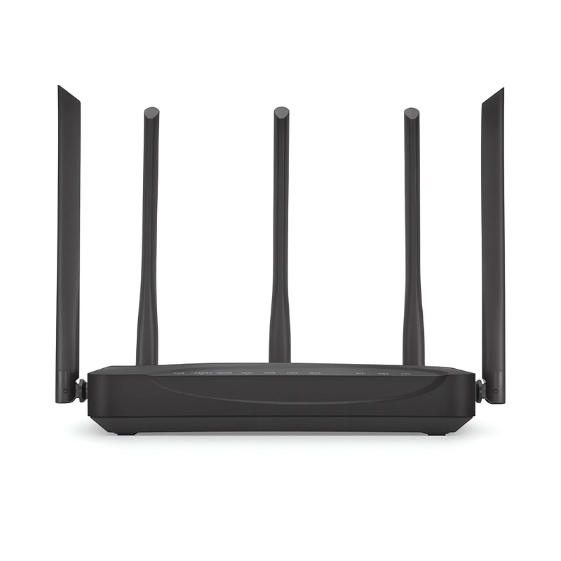 FyberOptix ONU1930-4G-W, XGPON HGU ONU with 1 x PON, 4 x GE, 1 x USB, and 5 x External Dual Band Antennas (3000M WiFi 4/5/6)