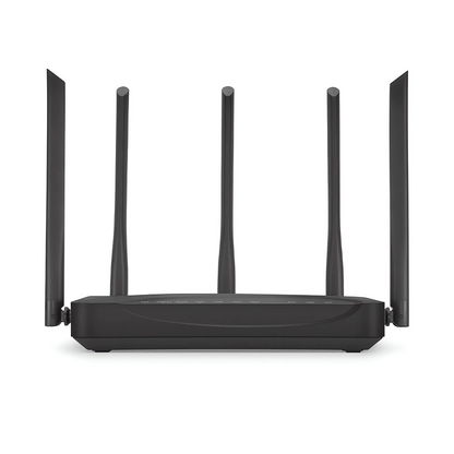 FyberOptix ONU1930-4G-W, XGPON HGU ONU with 1 x PON, 4 x GE, 1 x USB, and 5 x External Dual Band Antennas (3000M WiFi 4/5/6)