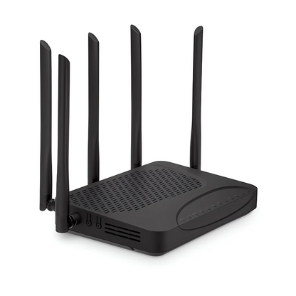 FyberOptix ONU1930-4G-W, XGPON HGU ONU with 1 x PON, 4 x GE, 1 x USB, and 5 x External Dual Band Antennas (3000M WiFi 4/5/6)