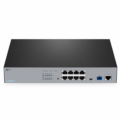 FyberOptix ONU2111-8GP, XPON (GPON + EPON) MDU ONU with 1 x PON, 8 x GE PoE/PoE+@138.5W