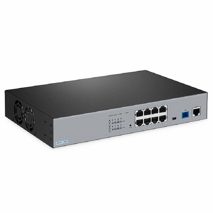 FyberOptix ONU2111-8GP, XPON (GPON + EPON) MDU ONU with 1 x PON, 8 x GE PoE/PoE+@138.5W