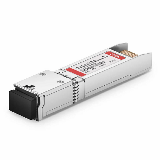 FyberOptix Generic Compatible 10G EPON OLT SFP+ 1577nm-TX/1270nm-RX and 1490nm-TX/1310nm-RX Class PR30 20km DOM Simplex SC/UPC SMF Optical Transceiver Module (Industrial)
