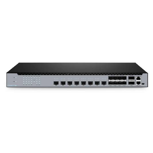 FyberOptix OLT3710-08CP2T, 8-Port GPON & XG(S)-PON Combo OLT with 8 x 10G SFP+ and 2 x 100G QSFP28 Uplink Ports, Dual Power Supply, Broadcom Chip