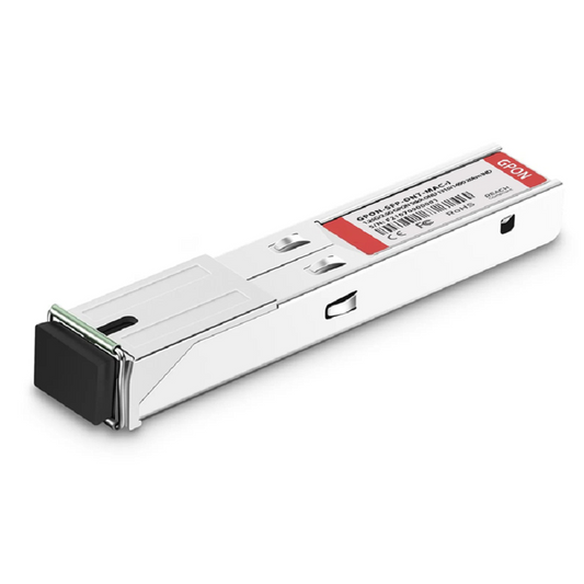 FyberOptix GPON ONU Stick with MAC SFP 1310nm-TX/1490nm-RX 1.244G-TX/2.488G-RX Class B+ 20km DOM Simplex SC/APC SMF Optical Transceiver Module (Industrial)