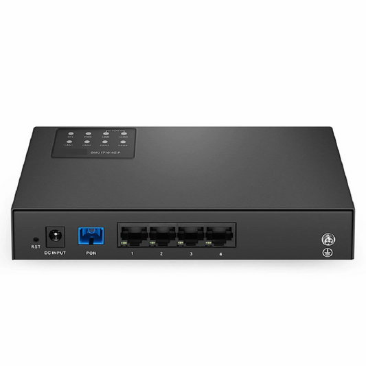 FyberOptix ONU1710-4G-P, XPON (GPON + EPON) SFU ONU with 1 x PON, 4 x GE PoE@55W