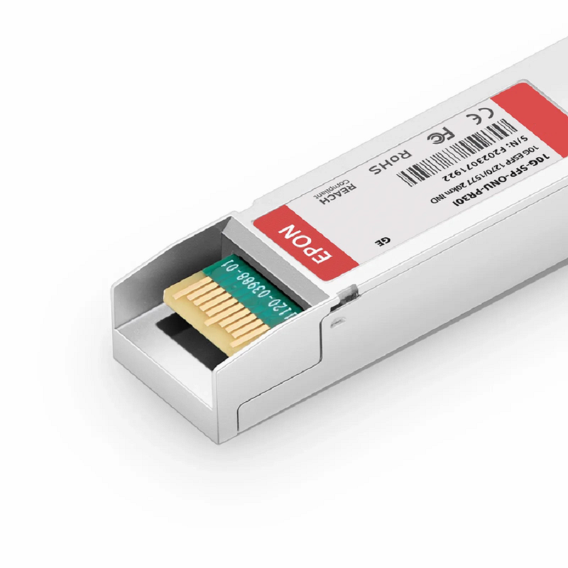 FyberOptix Generic Compatible GPON ONU SFP 1310nm-TX/1490nm-RX 1.244G-TX/2.488G-RX Class C+ 20km DOM Simplex SC/APC SMF Optical Transceiver Module (Industrial)