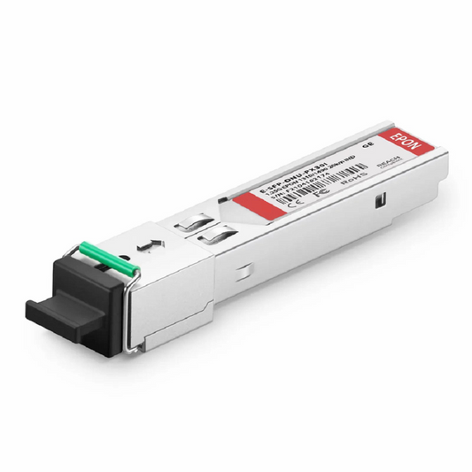 FyberOptix Generic Compatible EPON ONU SFP 1310nm-TX/1490nm-RX 1.25G-TX/1.25G-RX Class PX20+ 20km DOM Simplex SC/APC SMF Optical Transceiver Module (Industrial)