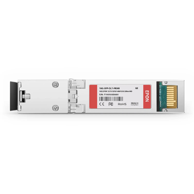 FyberOptix GPON OLT SFP 1490nm-TX/1310nm-RX 2.488G-TX/1.244G-RX Class C++ 20km DOM Simplex SC/UPC SMF Optical Transceiver Module (Industrial)