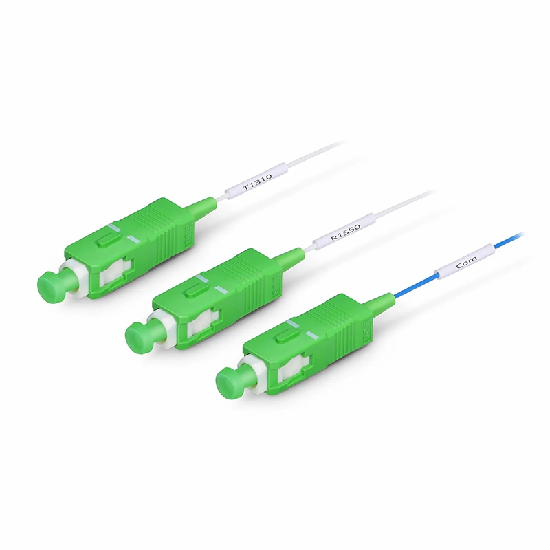 FyberOptix T1310/R1550nm Filter Wavelength Division Multiplexer, Steel Tube, SC/APC, 900ÃŽÂ¼m, 1.5m