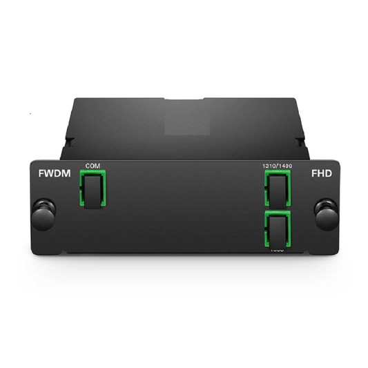 FyberOptix FHD-WDM53CO, PON Coexistence Element (CEx) WDM for GPON/XG(S)-PON/NG-PON2/CATV/OTDR, SC/APC, FHDÃ¢â€žÂ¢ Cassette