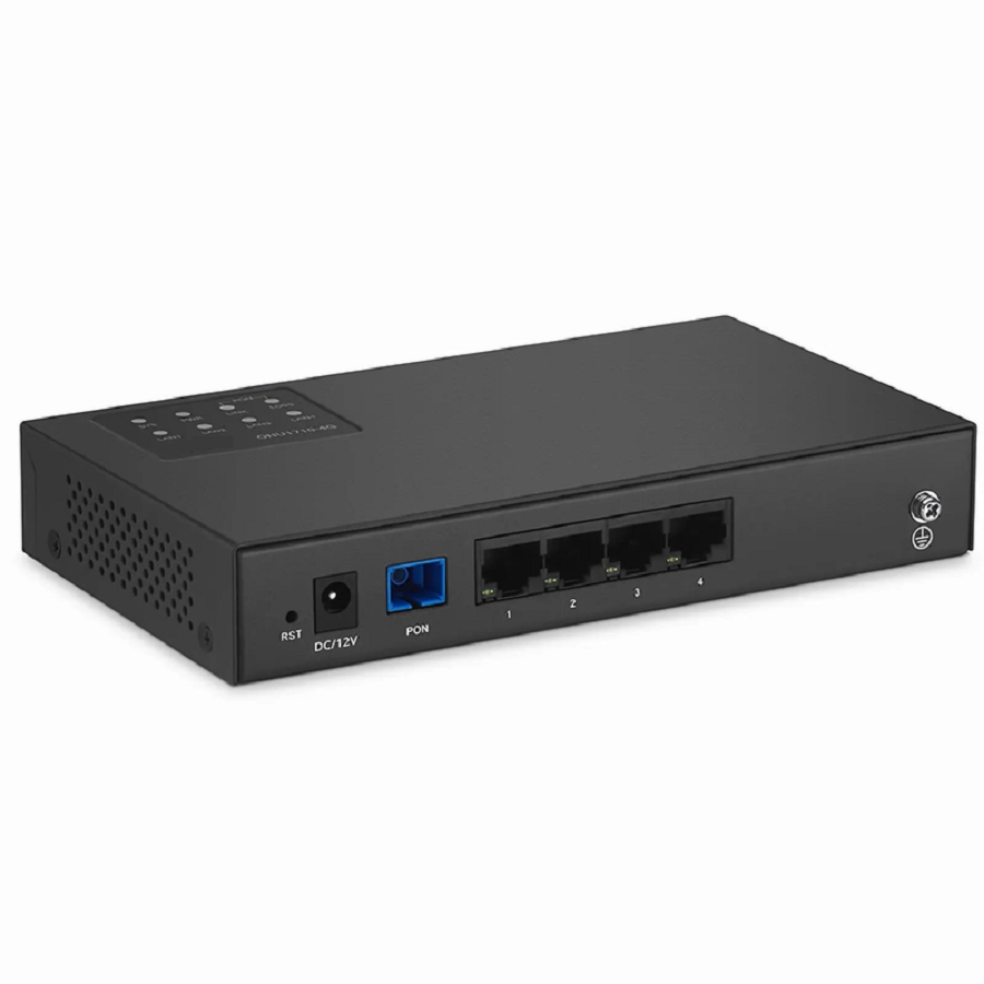 FyberOptix ONU1710-4G, XPON (GPON + EPON) SFU ONU with 1 x PON, 4 x GE