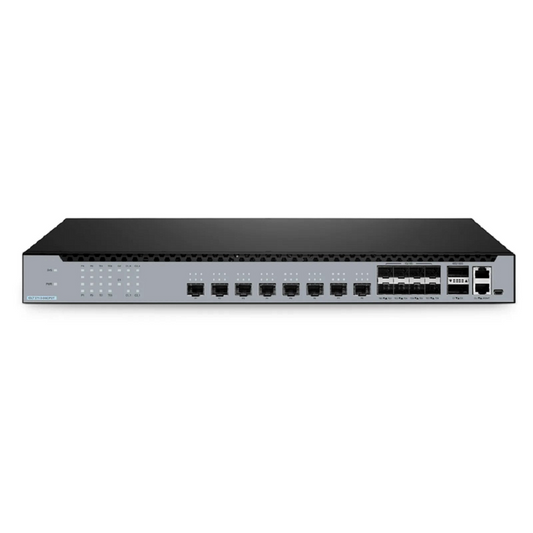 FyberOptix OLT3710-08CP2T, 8-Port GPON & XG(S)-PON Combo OLT with 8 x 10G SFP+ and 2 x 100G QSFP28 Uplink Ports, Dual Power Supply, Broadcom Chip
