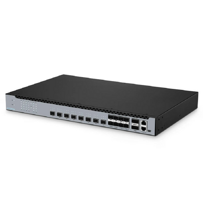 FyberOptix OLT3710-08CP2T, 8-Port GPON & XG(S)-PON Combo OLT with 8 x 10G SFP+ and 2 x 100G QSFP28 Uplink Ports, Dual Power Supply, Broadcom Chip