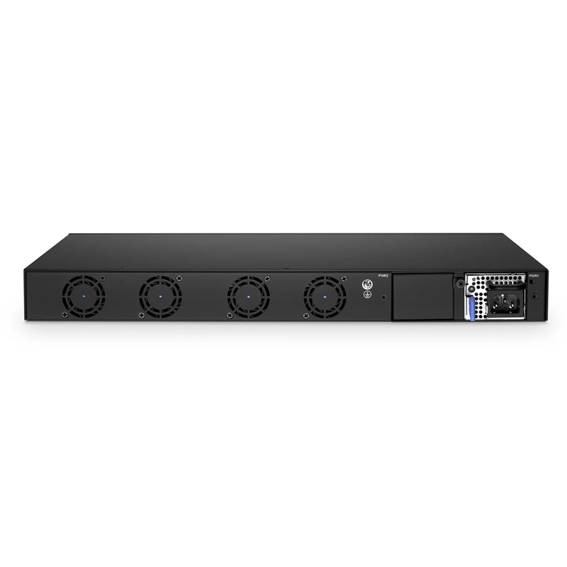 FyberOptix OLT3710-08CP2T, 8-Port GPON & XG(S)-PON Combo OLT with 8 x 10G SFP+ and 2 x 100G QSFP28 Uplink Ports, Dual Power Supply, Broadcom Chip