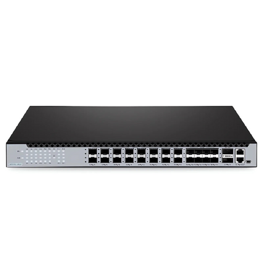 FyberOptix OLT3710-16XG2T, 16-Port XG(S)-PON OLT with 8 Ãƒâ€” 10G SFP+ and 2 Ãƒâ€” 100G QSFP28 Uplink Ports, Dual Power Supply, Broadcom Chip