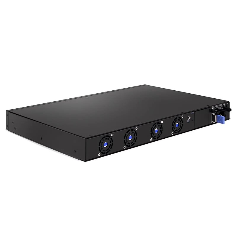 FyberOptix OLT3710-16XG2T, 16-Port XG(S)-PON OLT with 10G SFP+ and 100G QSFP28 Uplink Ports, Dual Power Supply, Broadcom Chip